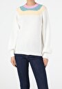 thumb-Afficher les détails de Pull Blanc Regular Fit   Femme