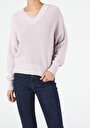 thumb-Afficher les détails de Pull Violet Regular Fit   Femme
