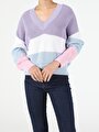 thumb-Afficher les détails de Pull Multicolou Regular Fit   Femme