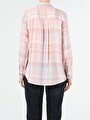 thumb-Afficher les détails de Chemise À Manches Longues Rose Regular Fit   Femme