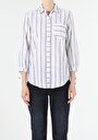 thumb-Afficher les détails de Chemise À Manches Longues Blanc Regular Fit   Femme