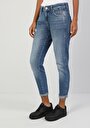 thumb-Afficher les détails de 893 Julia Pantalon Denim Tapered Leg  En  Boyfriend Fit Femme