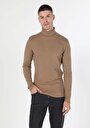 thumb-Afficher les détails de T-shirt À Manches Longues Marron Slim Fit  Homme