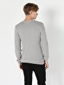 thumb-Afficher les détails de Pull Gris Slim Fit   Homme
