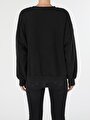 thumb-Afficher les détails de Pull-over Noir Comfort Fit  Femme