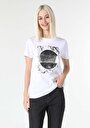 thumb-Afficher les détails de T-shirt À Manches Courtes Blanc Regular Fit  Femme