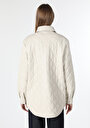thumb-Afficher les détails de Veste Pu Beige   Regular Fit Femme