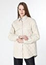 thumb-Afficher les détails de Veste Pu Beige   Regular Fit Femme
