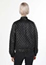 thumb-Afficher les détails de Veste Pu Noir   Regular Fit Femme