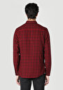 thumb-Afficher les détails de Chemise À Manches Longues Rouge    Homme