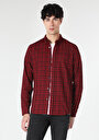 thumb-Afficher les détails de Chemise À Manches Longues Rouge    Homme