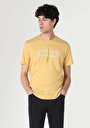 thumb-Afficher les détails de T-shirt À Manches Courtes Jaune Regular Fit  Homme