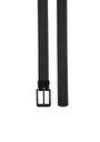 thumb-Afficher les détails de Ceinture Noir Modern Fit Homme