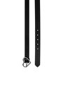 thumb-Afficher les détails de Ceinture Noir Modern Fit Femme
