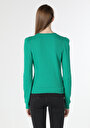 thumb-Afficher les détails de T-shirt À Manches Longues Vert Slim Fit  Femme