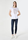 thumb-Afficher les détails de T-shirt À Manches Courtes Blanc Regular Fit  Femme