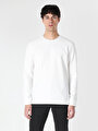 thumb-Afficher les détails de T-shirt À Manches Longues Blanc Regular Fit  Homme