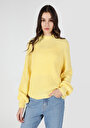 thumb-Afficher les détails de Pull Jaune Regular Fit   Femme