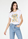 thumb-Afficher les détails de T-shirt À Manches Courtes Blanc Regular Fit  Femme