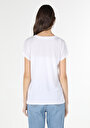 thumb-Afficher les détails de T-shirt À Manches Courtes Blanc Regular Fit  Femme