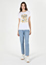 thumb-Afficher les détails de T-shirt À Manches Courtes Blanc Regular Fit  Femme