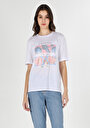 thumb-Afficher les détails de T-shirt À Manches Courtes Blanc Regular Fit  Femme