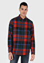 thumb-Afficher les détails de Chemise À Manches Longues Orange    Homme