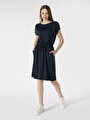 thumb-Afficher les détails de Robe Marine Regular Fit    Femme