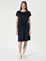 thumb-Afficher les détails de Robe Marine Regular Fit    Femme