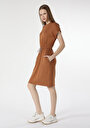 thumb-Afficher les détails de Robe Marron Regular Fit    Femme