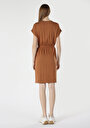 thumb-Afficher les détails de Robe Marron Regular Fit    Femme