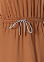 thumb-Afficher les détails de Robe Marron Regular Fit    Femme