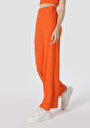 thumb-Afficher les détails de Pantalon De Survêtement Orange Slim Fit Femme