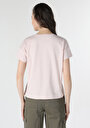 thumb-Afficher les détails de T-shirt À Manches Courtes Rose Regular Fit Brodé Femme