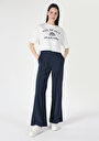 thumb-Afficher les détails de T-shirt À Manches Courtes Blanc Regular Fit Imprimé Femme