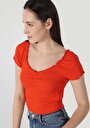 thumb-Afficher les détails de T-shirt À Manches Courtes Corail Slim Fit  Femme
