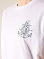 thumb-Afficher les détails de T-shirt À Manches Courtes Blanc Regular Fit Imprimé Homme