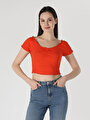 thumb-Afficher les détails de T-shirt À Manches Courtes Corail Slim Fit  Femme
