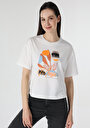 thumb-Afficher les détails de T-shirt À Manches Courtes Blanc Regular Fit  Femme
