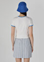 thumb-Afficher les détails de T-shirt À Manches Courtes Blanc Slim Fit  Femme