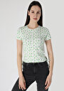 thumb-Afficher les détails de T-shirt À Manches Courtes Blanc Slim Fit  Femme