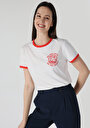 thumb-Afficher les détails de T-shirt À Manches Courtes Blanc Regular Fit  Femme