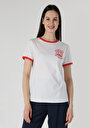 thumb-Afficher les détails de T-shirt À Manches Courtes Blanc Regular Fit  Femme