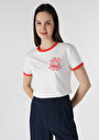 thumb-Afficher les détails de T-shirt À Manches Courtes Blanc Regular Fit  Femme