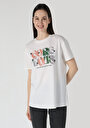 thumb-Afficher les détails de T-shirt À Manches Courtes Blanc Comfort Fit  Femme