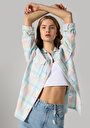 thumb-Afficher les détails de Chemise À Manches Longues Multicolou    Femme