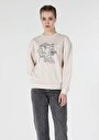 thumb-Afficher les détails de Pull-over Ecru Comfort Fit  Femme