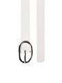 thumb-Afficher les détails de Ceinture Blanc Modern Fit Femme