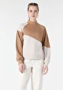 thumb-Afficher les détails de Pull-over Beige Regular Fit  Femme