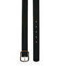 thumb-Afficher les détails de Ceinture Noir Modern Fit Femme